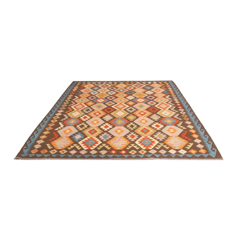 Kelim Maimene Teppich 204x290cm - mehrfarbig