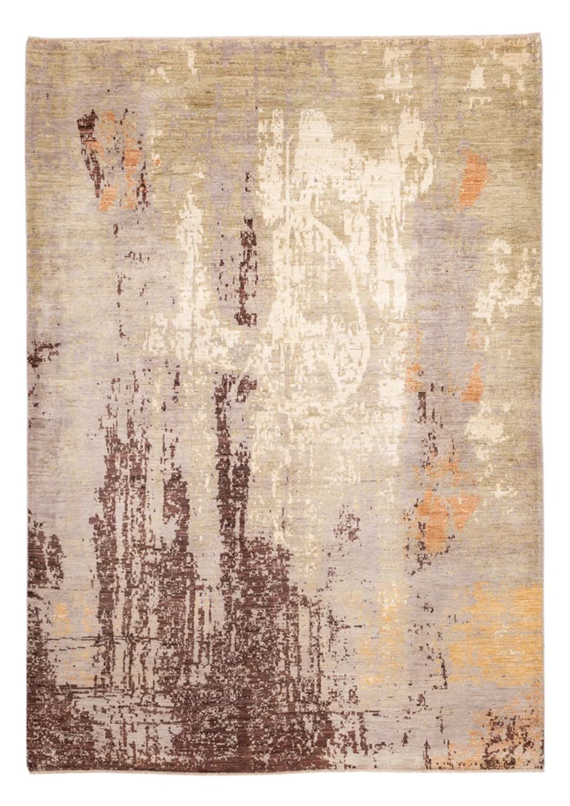 Designer Teppich 202x291cm - mehrfarbig