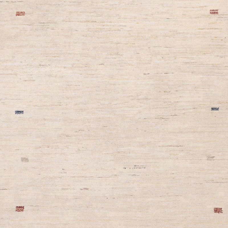 Indo Loribaft Teppich 185x292cm - Wollteppich - beige