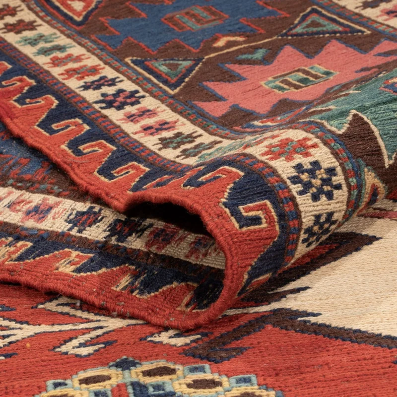 Kelim Afghan Teppich 218x292cm - rot