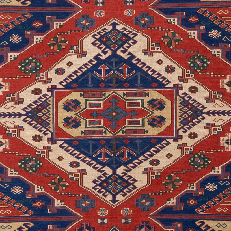 Kelim Afghan Teppich 212x320cm - rot