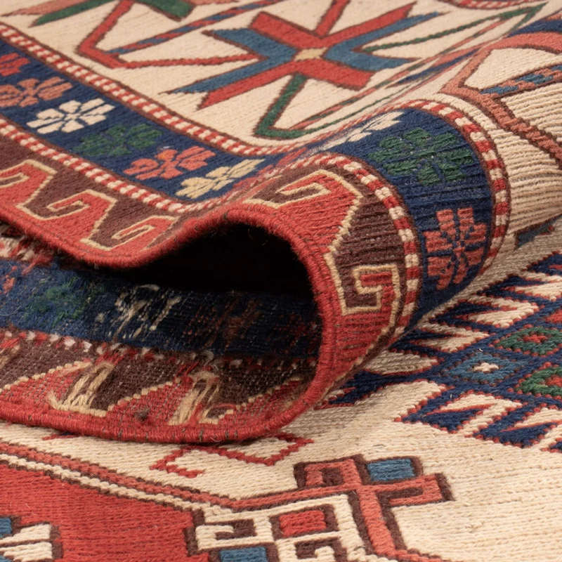 Kelim Afghan Teppich 212x320cm - rot