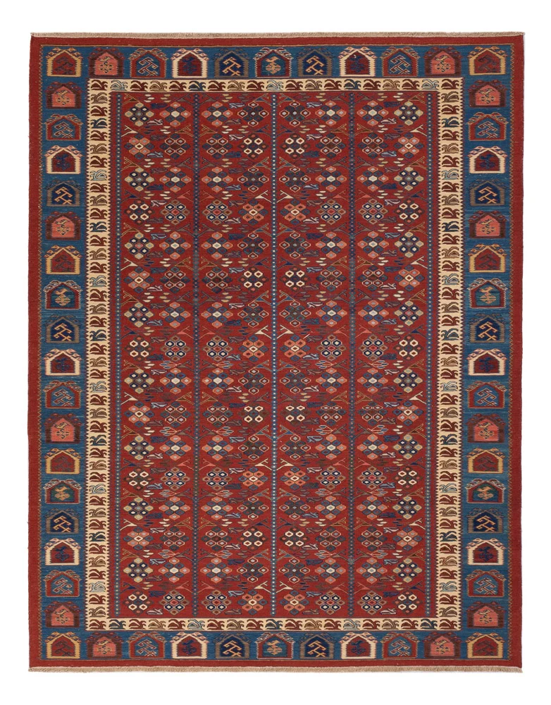 Kelim Afghan Teppich 175x228cm - rost