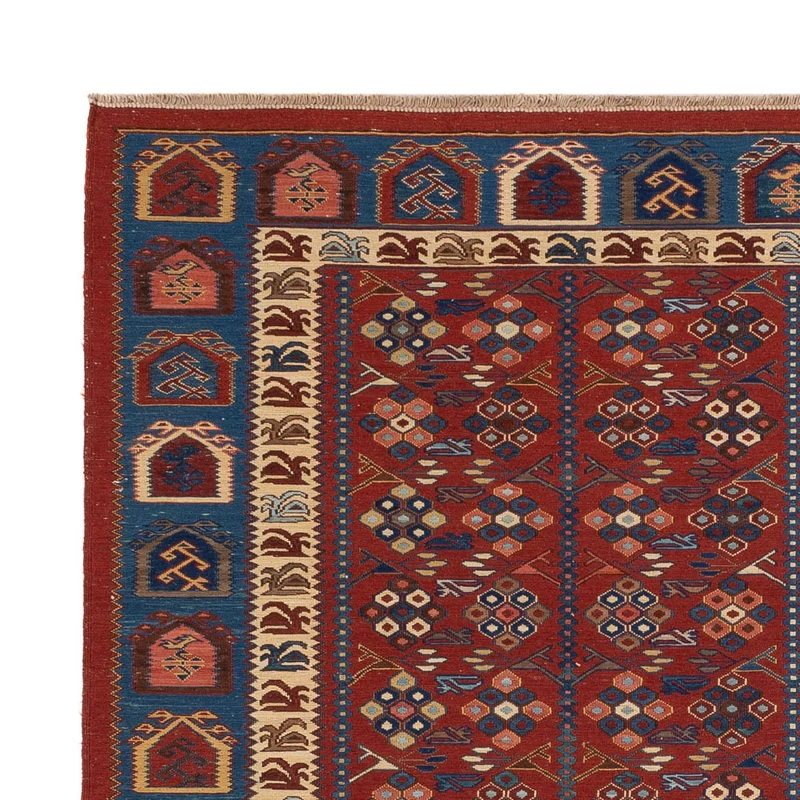 Kelim Afghan Teppich 175x228cm - rost