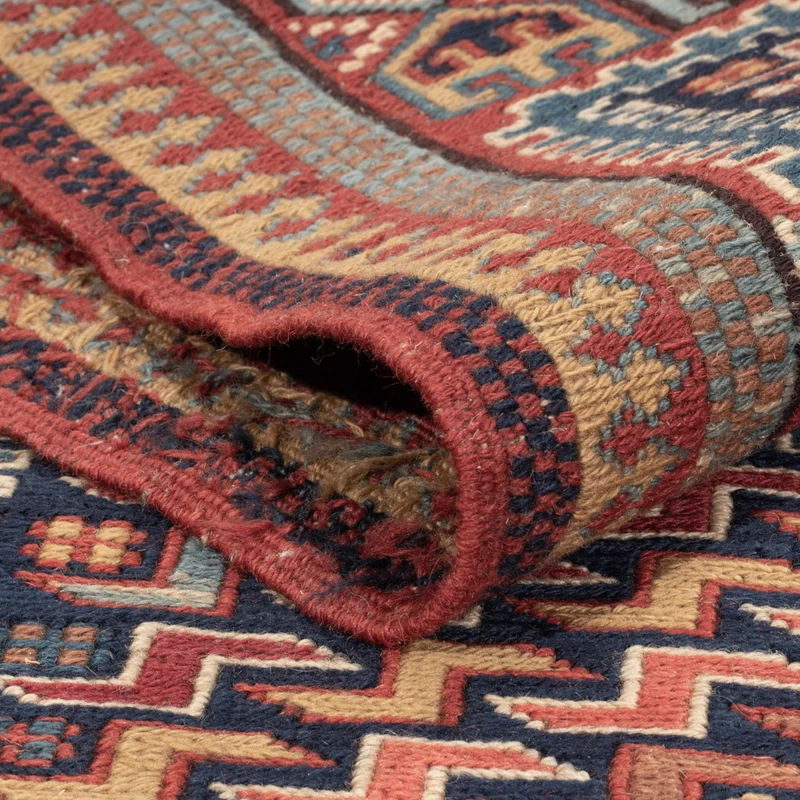 Kelim Afghan Teppich 170x212cm - mehrfarbig