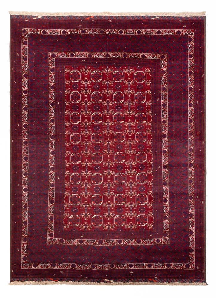Buchara Teppich 198x283cm - Orientteppich - dunkelgrau