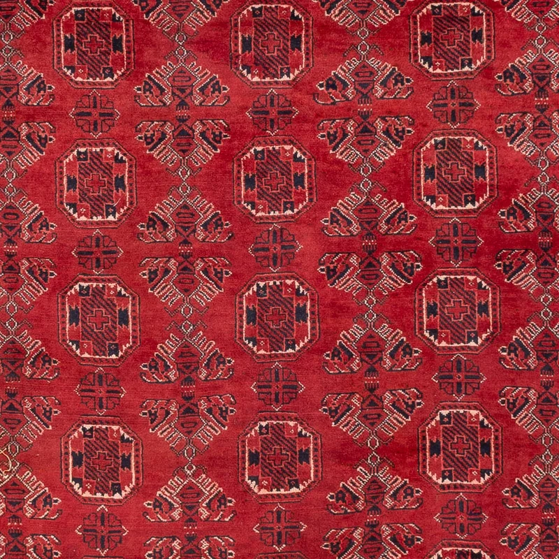 Afghan Teppich 203x275cm - Orientteppich - rot