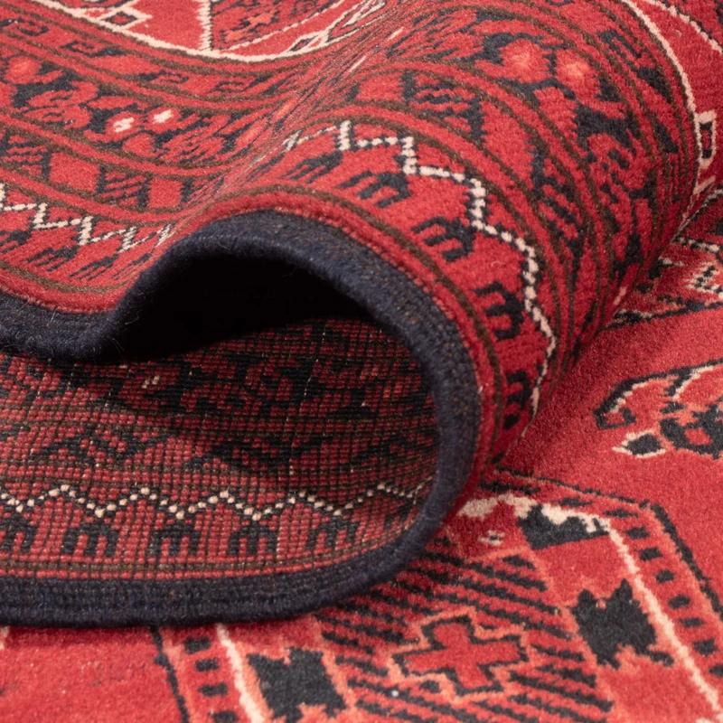 Afghan Teppich 203x275cm - Orientteppich - rot