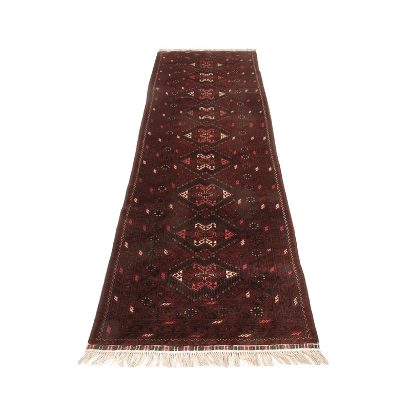 Afghan Teppich 78x293cm - Orientteppich - rot
