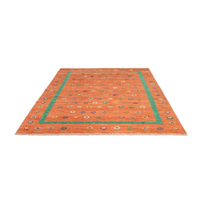 Kelim Maimene Teppich 207x290cm - orange
