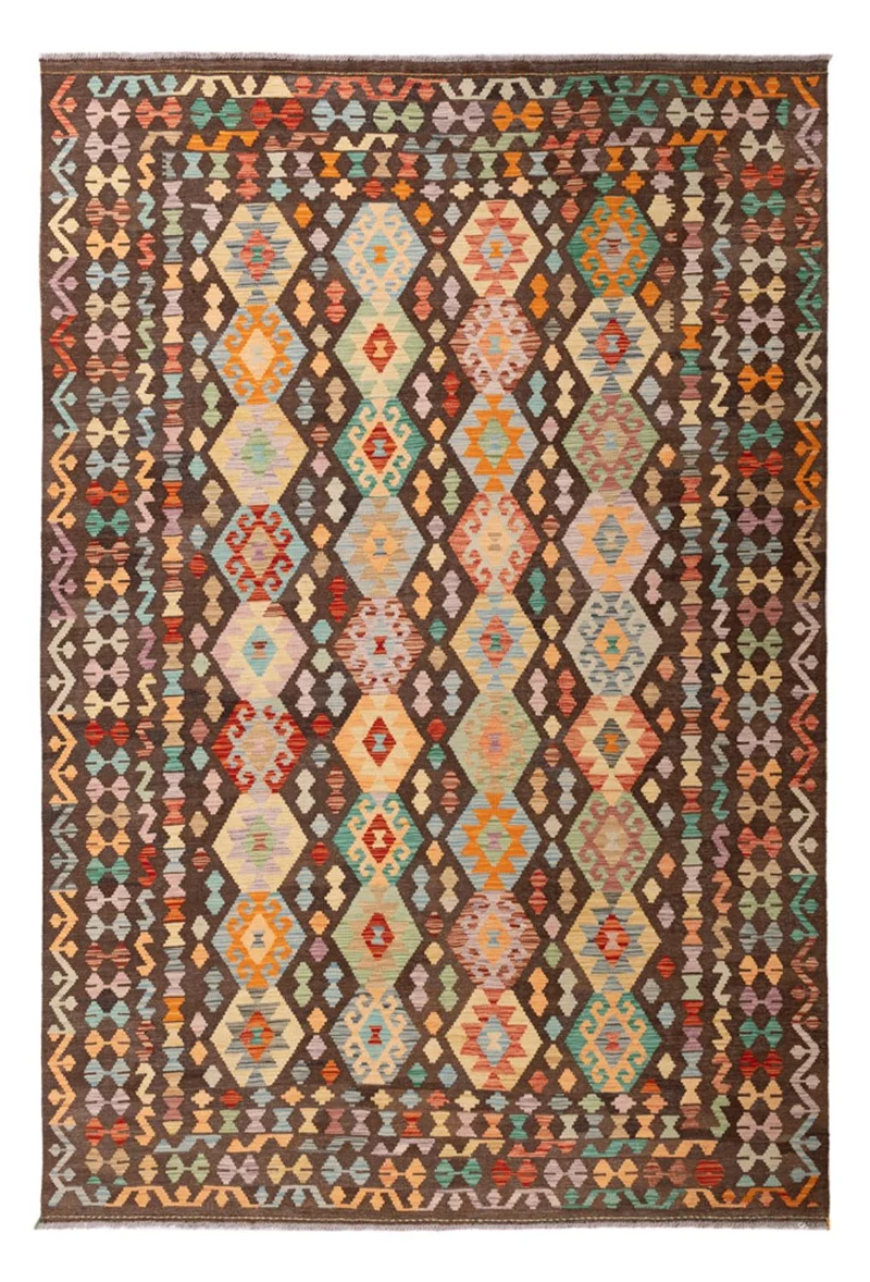 Kelim Maimene Teppich 202x301cm - mehrfarbig