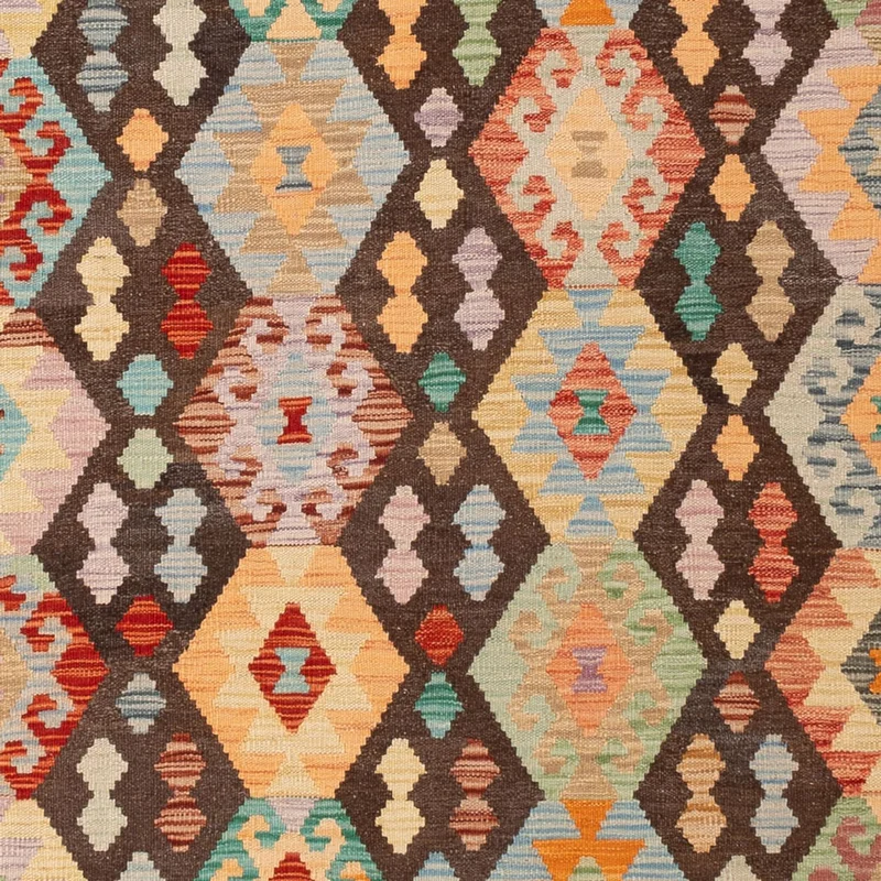 Kelim Maimene Teppich 202x301cm - mehrfarbig