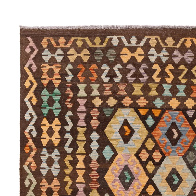 Kelim Maimene Teppich 200x303cm - mehrfarbig