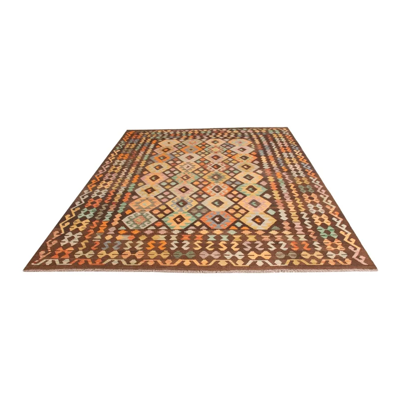 Kelim Maimene Teppich 200x303cm - mehrfarbig