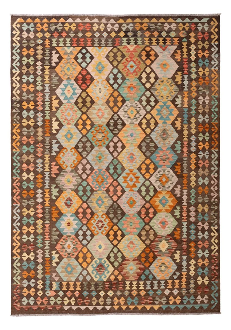 Kelim Maimene Teppich 205x297cm - mehrfarbig