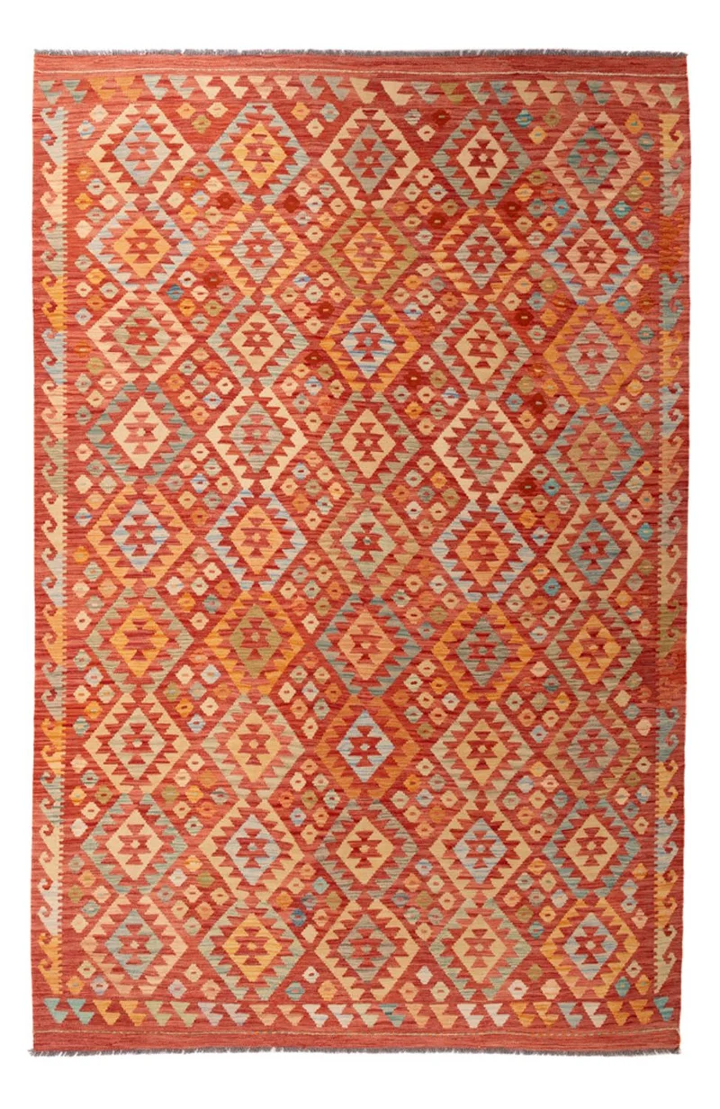 Kelim Maimene Teppich 199x303cm - mehrfarbig