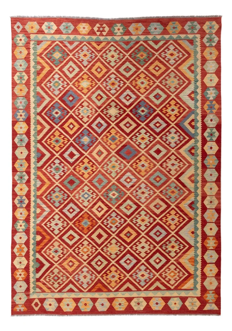 Kelim Maimene Teppich 206x292cm - mehrfarbig
