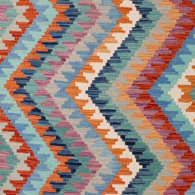 Kelim Maimene Teppich 199x298cm - mehrfarbig
