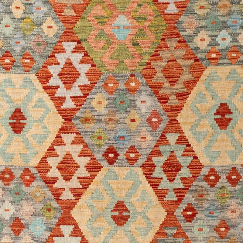 Kelim Maimene Teppich 195x305cm - mehrfarbig