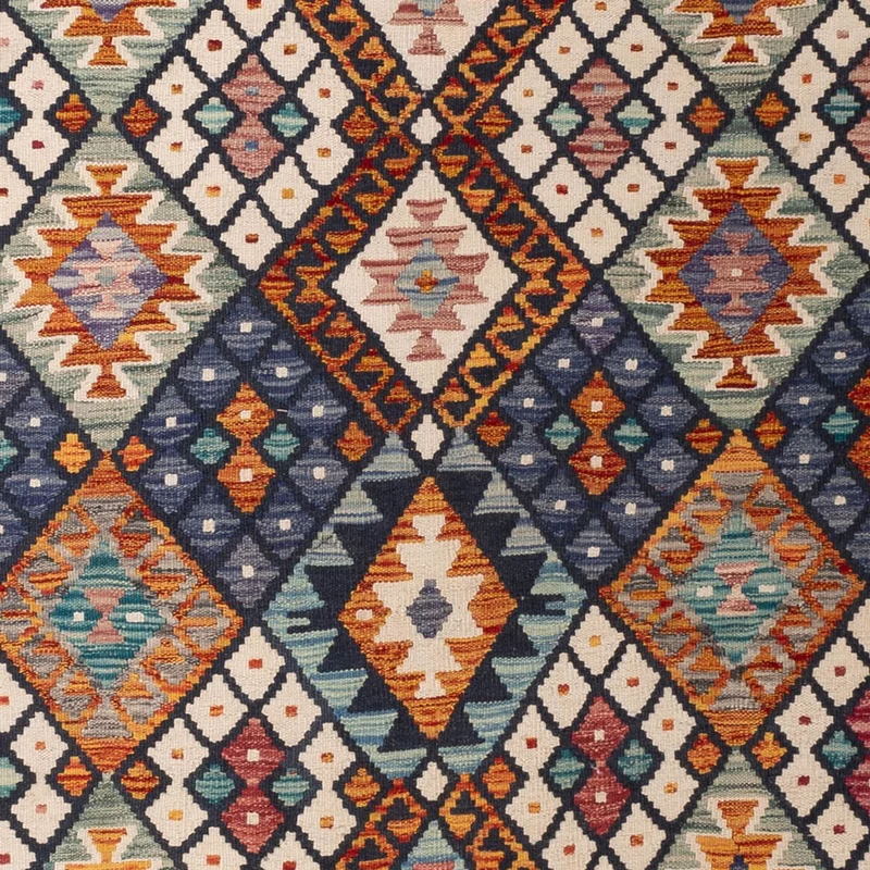 Kelim Maimene Teppich 206x290cm - mehrfarbig