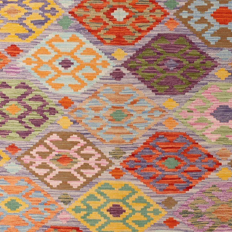 Kelim Maimene Teppich 204x292cm - mehrfarbig