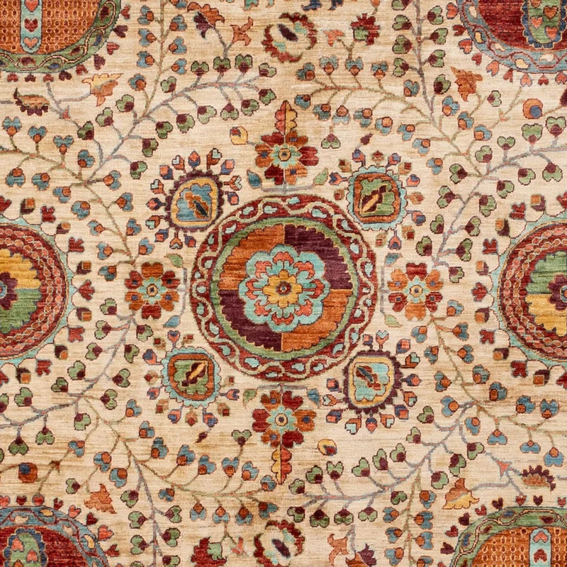 Ariana Teppich 215x286cm - Orientteppich - hellbeige