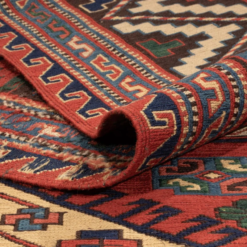 Kelim Afghan Teppich 205x276cm - rot