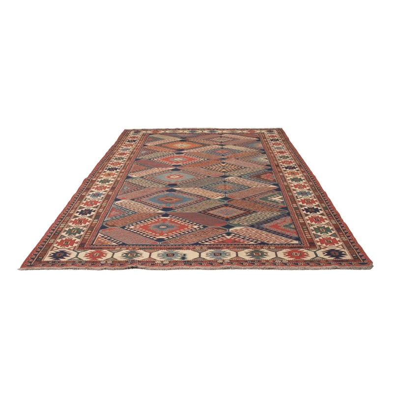 Kelim Afghan Teppich 189x291cm - mehrfarbig