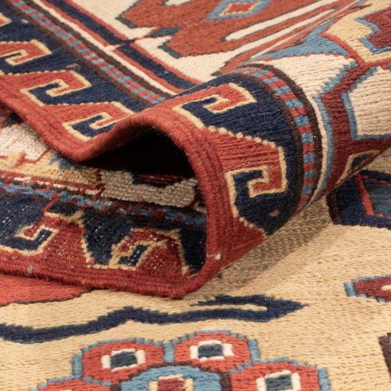 Kelim Afghan Teppich 194x256cm - mehrfarbig