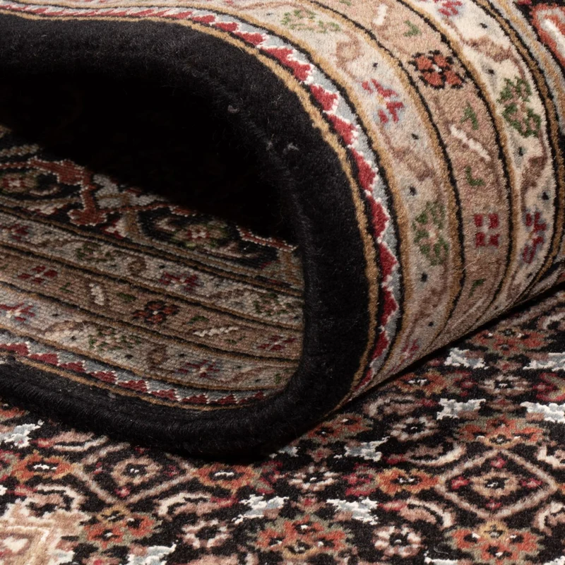 Indo Täbriz Teppich 203x259cm - Orientteppich - dunkelbeige