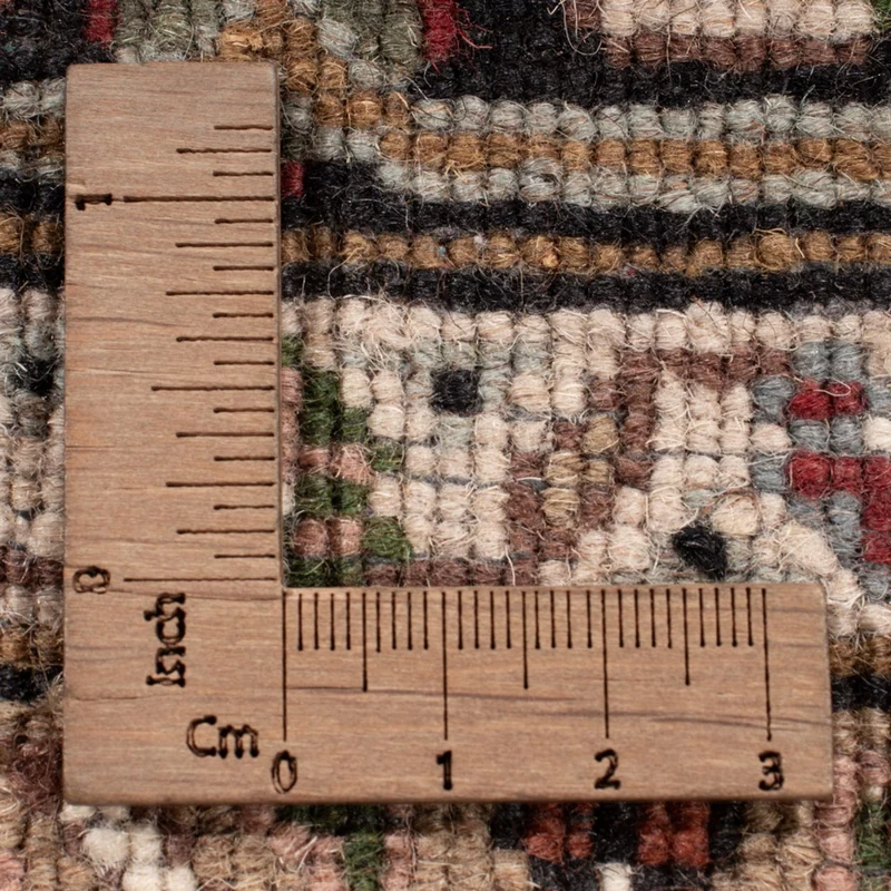 Indo Täbriz Teppich 203x259cm - Orientteppich - dunkelbeige