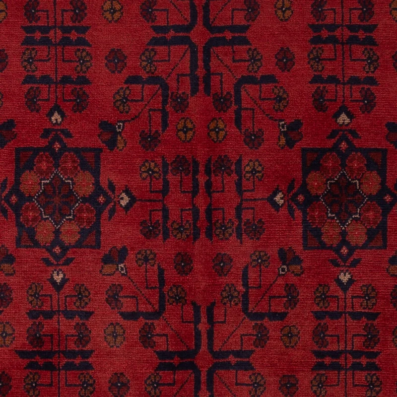 Khal Mohammadi Teppich 127x193cm - Orientteppich - dunkelrot