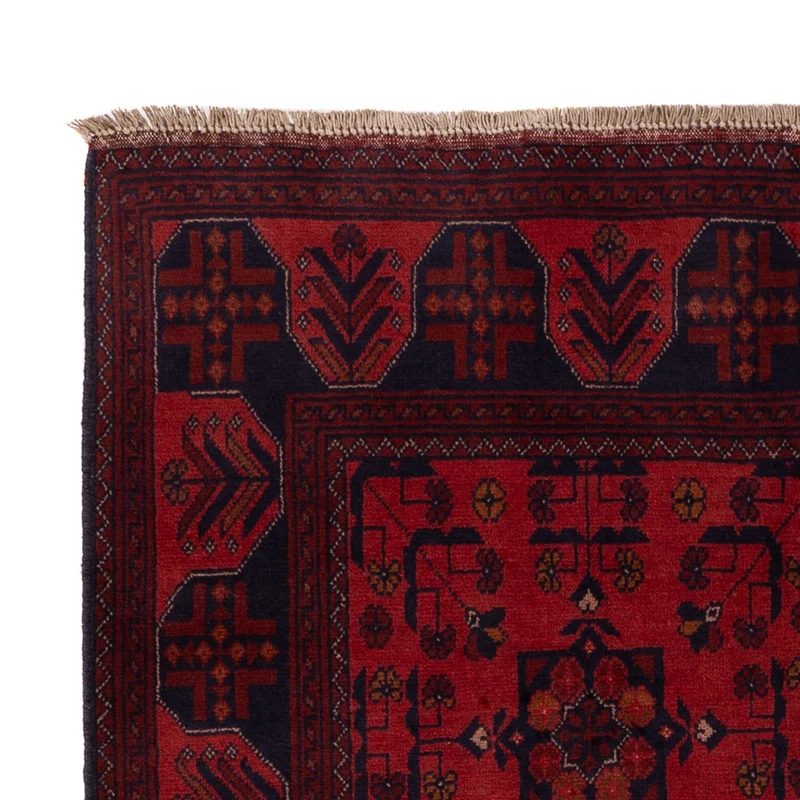 Khal Mohammadi Teppich 127x193cm - Orientteppich - dunkelrot
