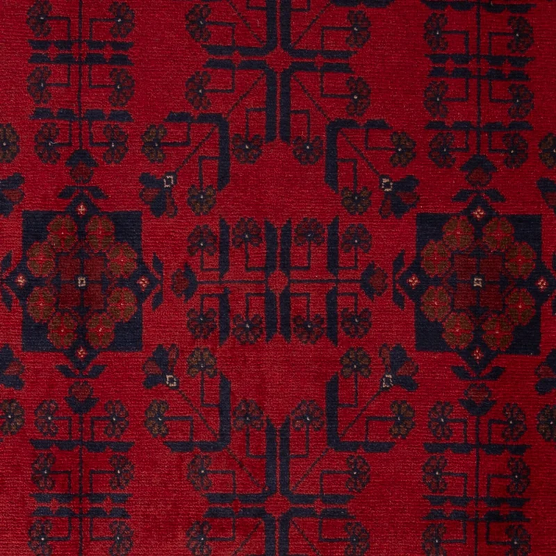 Khal Mohammadi Teppich 125x197cm - Orientteppich - dunkelrot