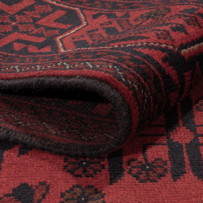 Khal Mohammadi Teppich 125x197cm - Orientteppich - dunkelrot