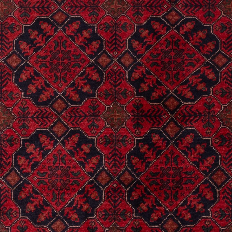 Khal Mohammadi Teppich 125x198cm - Orientteppich - dunkelrot