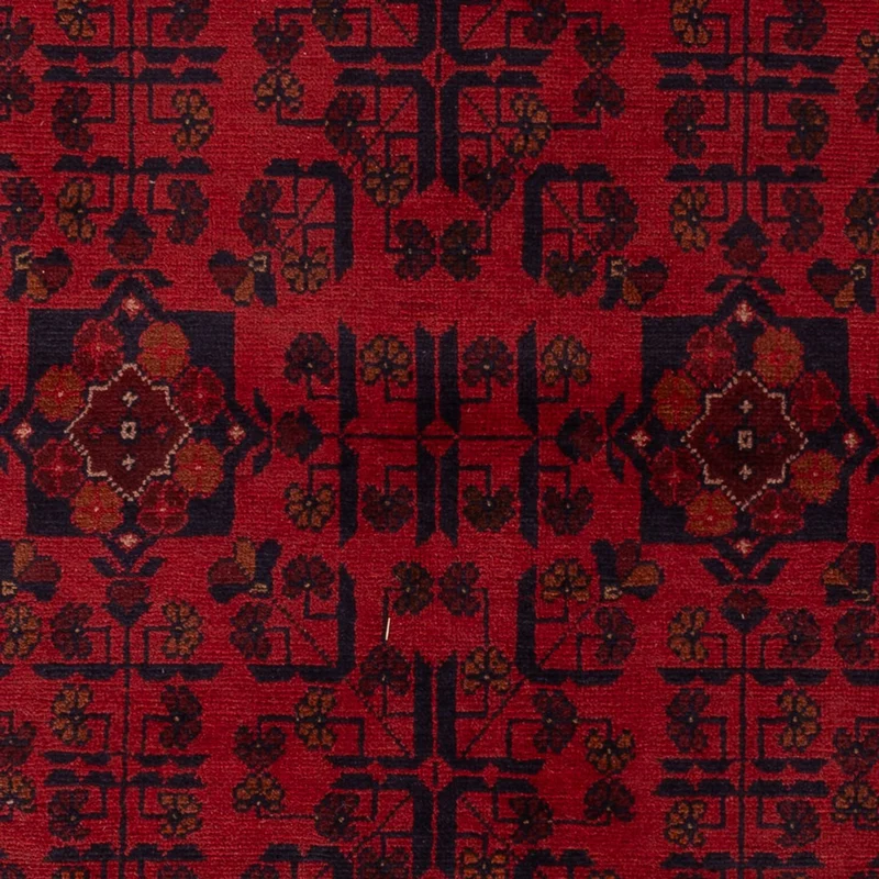 Khal Mohammadi Teppich 127x191cm - Orientteppich - dunkelrot