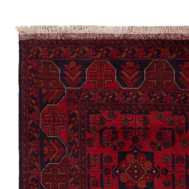 Khal Mohammadi Teppich 127x191cm - Orientteppich - dunkelrot