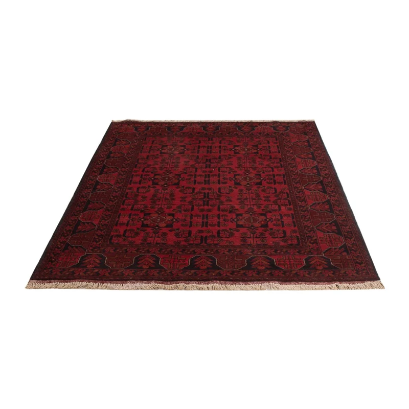 Khal Mohammadi Teppich 127x191cm - Orientteppich - dunkelrot
