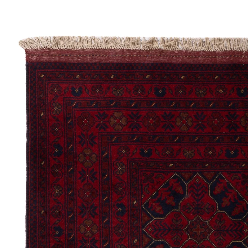 Khal Mohammadi Teppich 126x196cm - Orientteppich - dunkelrot