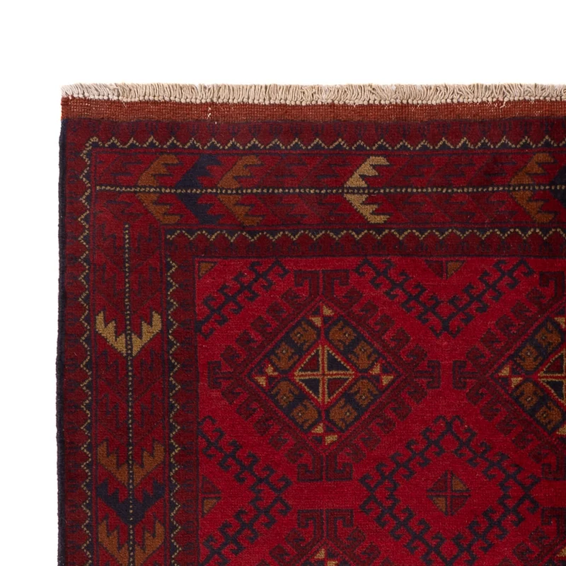 Khal Mohammadi Teppich 125x196cm - Orientteppich - dunkelrot