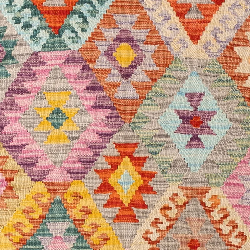 Kelim Maimene Teppich 133x171cm - mehrfarbig