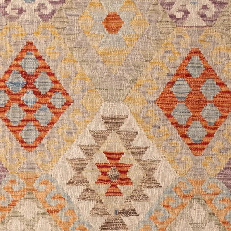 Kelim Maimene Teppich 132x170cm - mehrfarbig