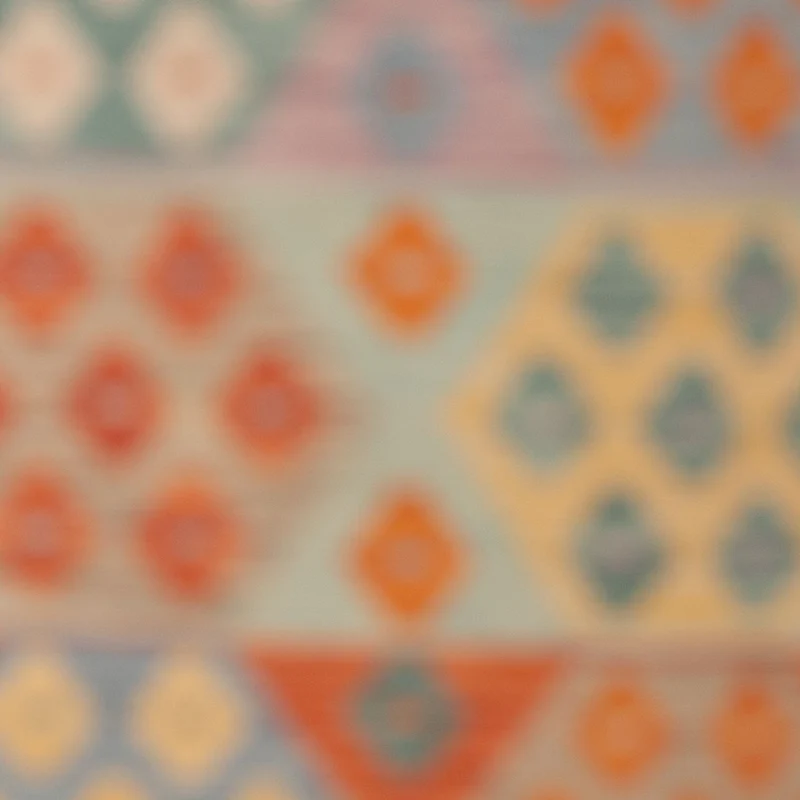 Kelim Maimene Teppich 124x182cm - mehrfarbig