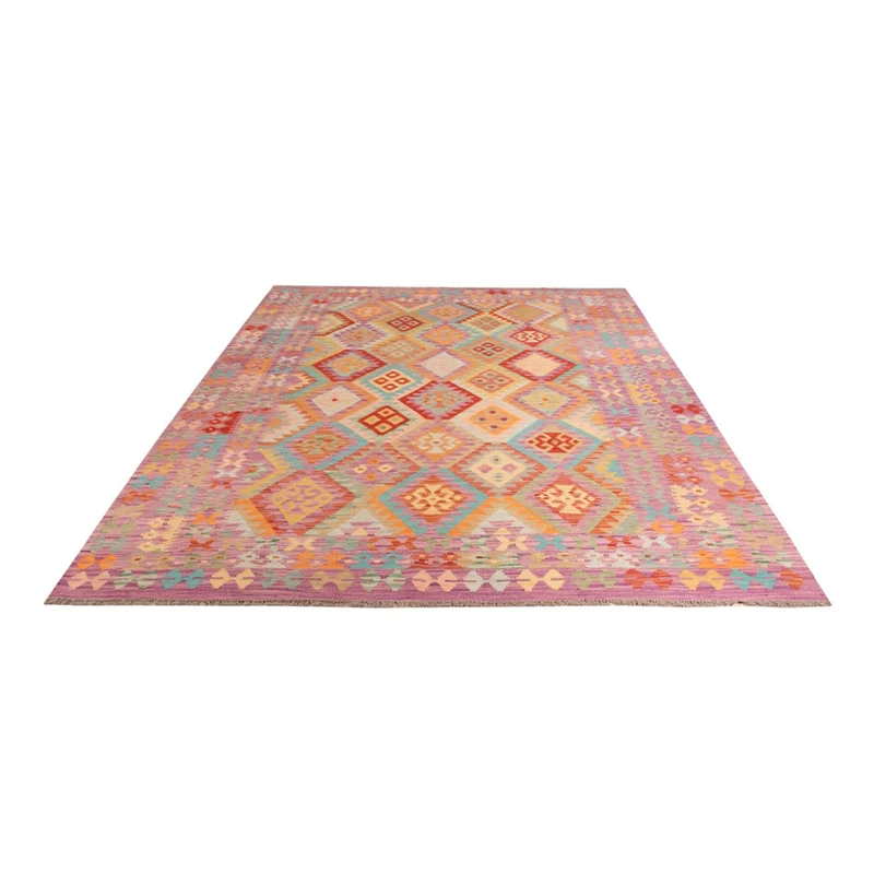 Kelim Teppich - Splash - 203 x 300 cm - mehrfarbig
