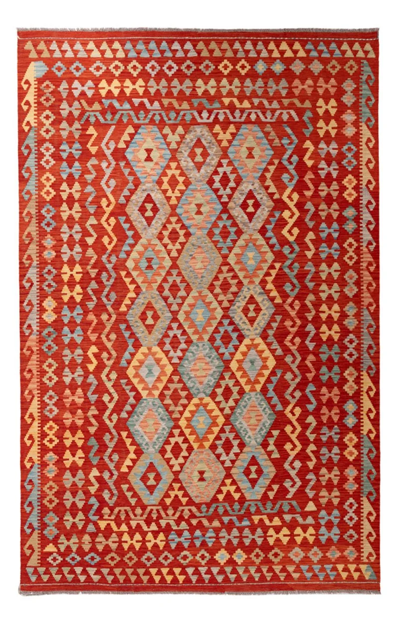 Kelim Maimene Teppich 197x309cm - mehrfarbig