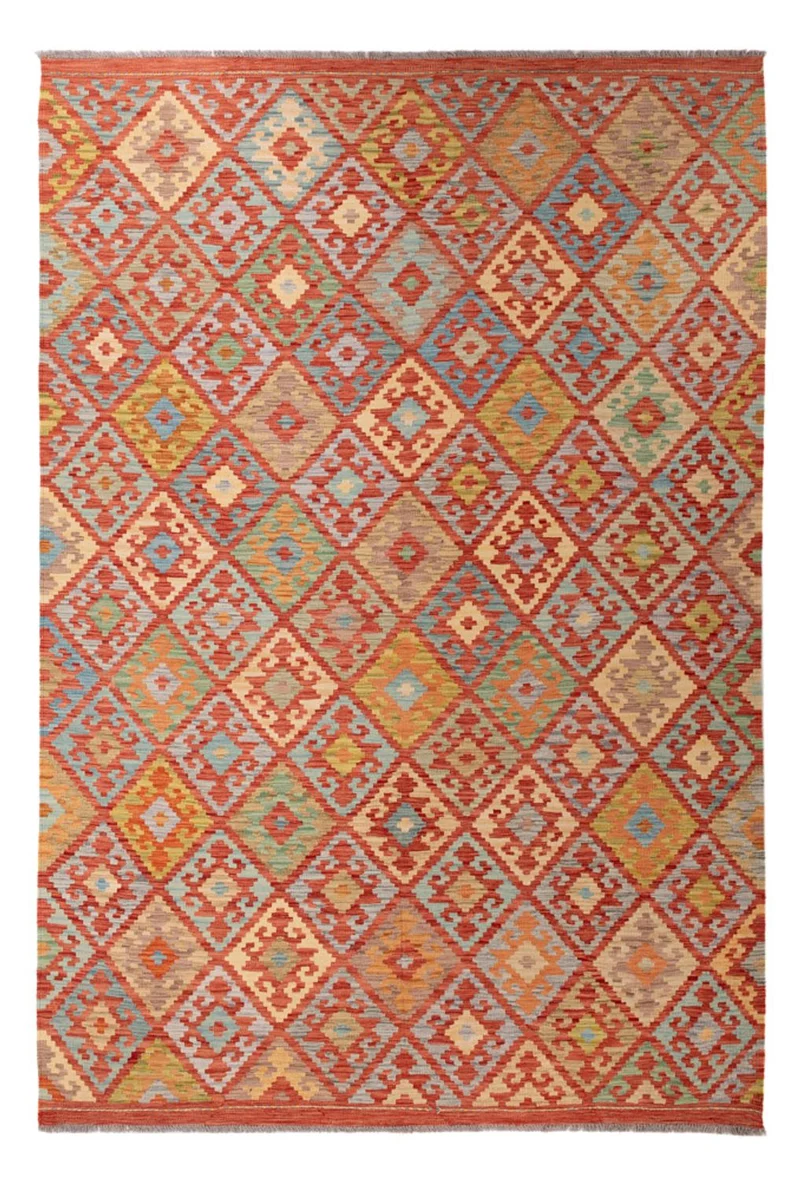 Kelim Maimene Teppich 202x300cm - mehrfarbig