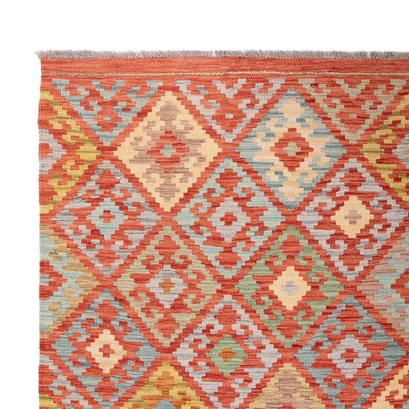 Kelim Maimene Teppich 202x300cm - mehrfarbig