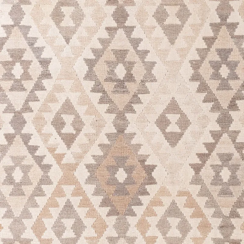 Kelim Maimene Teppich 207x291cm - hellgrau