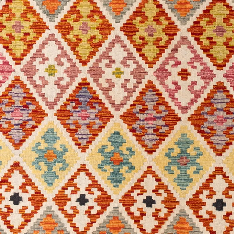 Kelim Maimene Teppich 204x295cm - mehrfarbig